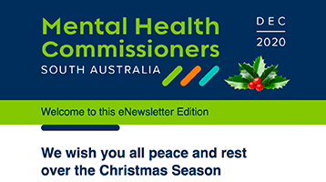 We wish you all peace and rest over the Christmas Season: eNews December 2020