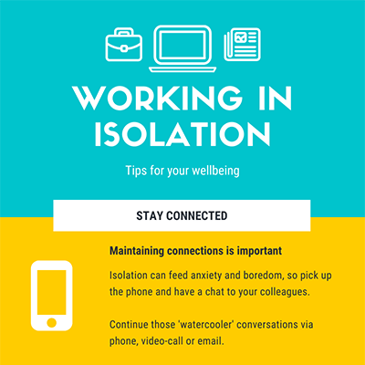 Working in Isolation Infographic